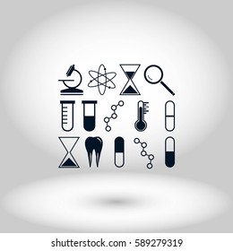 science icon vector, flat design best vector icon