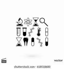 science icon vector, flat design best vector icon