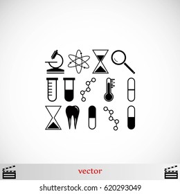 science icon vector, flat design best vector icon