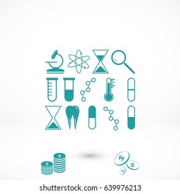 science icon vector, flat design best vector icon