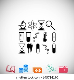 science icon vector, flat design best vector icon