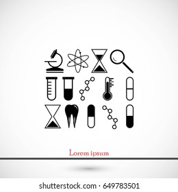 science icon vector, flat design best vector icon