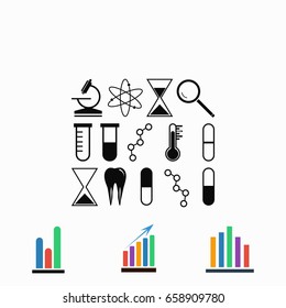 science icon vector, flat design best vector icon