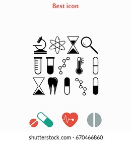 science icon vector, flat design best vector icon