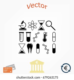 science icon vector, flat design best vector icon