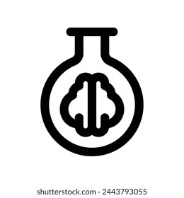 icono de ciencia. icono de línea vectorial para su sitio web, móvil, presentación y diseño de logotipo.
