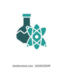 science icon. vector.Editable stroke.linear style sign for use web design,logo.Symbol illustration.