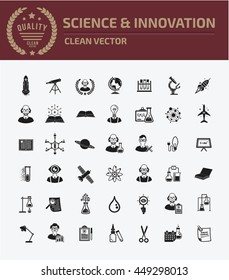 Science icon,innovation icon,vector