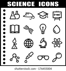 Science icons 