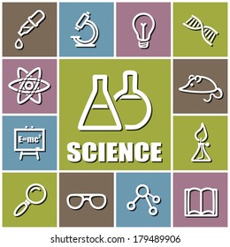 Science icons 