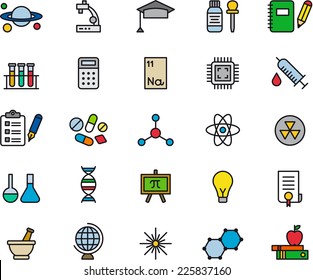 Science icons