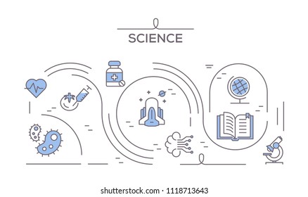 Science Icons Concept