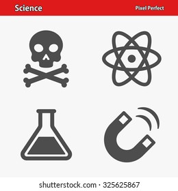 Science Icons. Professional, pixel perfect icons optimized for both large and small resolutions. EPS 8 format.