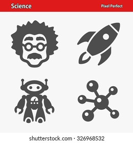 Science Icons. Professional, pixel perfect icons optimized for both large and small resolutions. EPS 8 format.