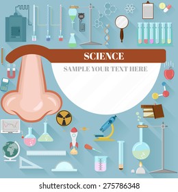 Science icons set 