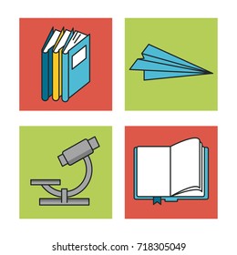 Science and ideas icons