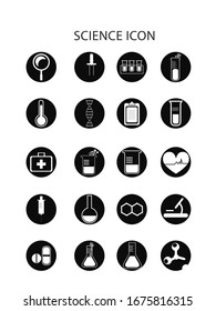 science Illustration Icon Set