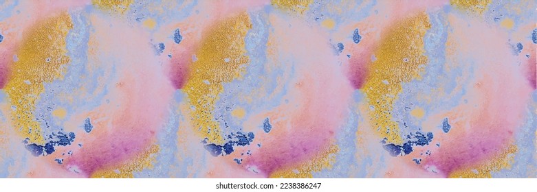 Espacio de Mármol de tinta científica. Fondo De Galaxia Líquida. Acuarela Fluida Sin Marea. Gire Galaxia Líquida. Pintura de Holi de Color del Agua. Ilustración de tinta de alcohol. Splash Seamless Texture. Ciencia Trippy Resumen