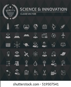 
Science and innovation icons,vector