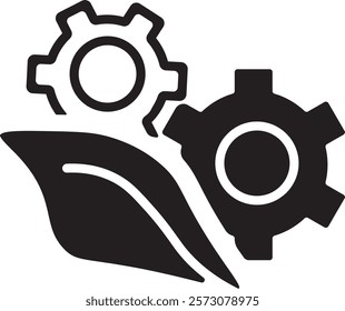 science and innovation_bio technology icon black and white