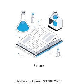 Science isometric stock illustration. EPS File