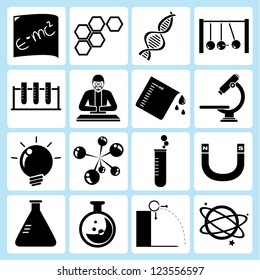 Science And Lab Icon Set