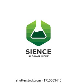 Science Lab Logo Design Template