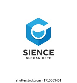 Plantilla de diseño del logotipo de Science Lab