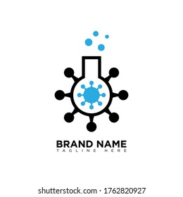 Science Lab Logo Design Template