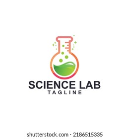 science lab logo gradient awesome