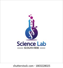 Science Lab Logodna Lab Logo Template Stock Vector (Royalty Free ...