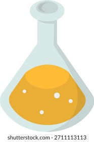 Equipamento de Laboratório de Ciência. Ilustração de vetor de desenhos animados