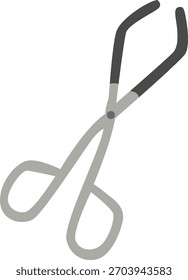 Science Laboratory Equipment with Flat Design. Vector Element