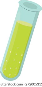 Ciencia de equipos de laboratorio. Vector ilustración de dibujos animados.