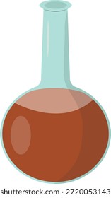 Equipamento de Laboratório de Ciência. Ilustração de desenho animado vetorial.