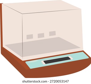 Equipamento de Laboratório de Ciência. Ilustração de desenho animado vetorial.