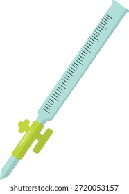 Science Laboratory Equipment. Vector Cartoon Illustration.