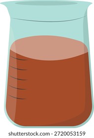 Science Laboratory Equipment. Vector Cartoon Illustration.