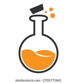 Science Laboratory Icon Design Template