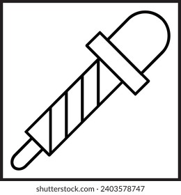 Science laboratory icons on white background. Chemistry icon vector Illustration
