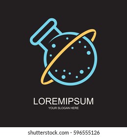 Science Laboratory Logo . Space Laboratory Logo . 