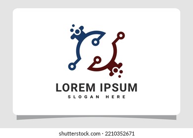 Inspiración de diseño de plantillas de logotipos de laboratorio de ciencias