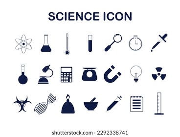 Science  laboratory symbol icon design