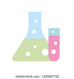 science laboratory test tube beaker flask