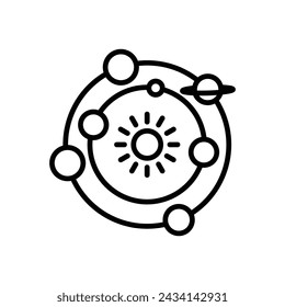 Science and Laboratory Vector Line Icon Design