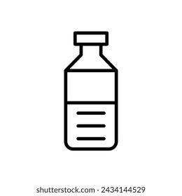 Science and Laboratory Vector Line Icon Design