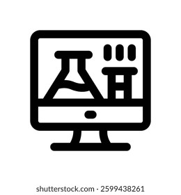 science line icon. Clean and minimalist vector icon for websites, mobile apps, presentations, and logos. Fully scalable and customizable for any project.