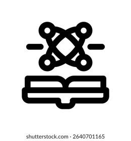 science line icon. Clean and minimalist vector icon for websites, mobile apps, presentations, and logos. Fully scalable and customizable for any project.