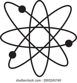 Science line icon vector design template and illustration with editable stroke