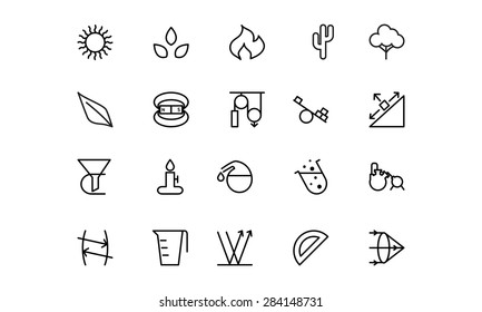 Science Line Vector Icons 7
